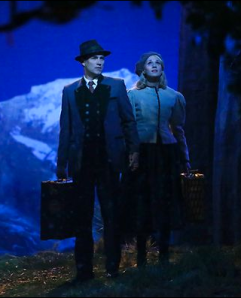 Stephen Moyer as Captain Von Trapp, Carrie Underwood as Maria. Photo by: Will Hart/NBC.